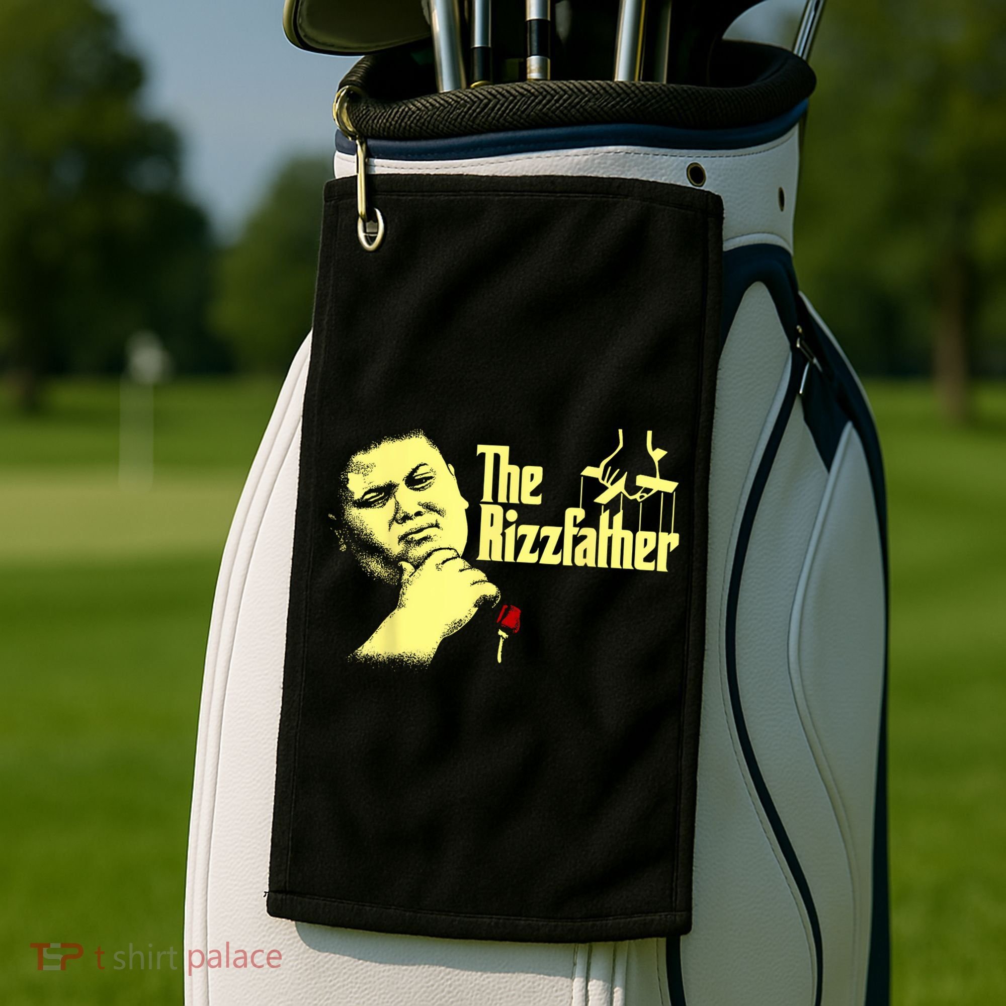The Rizzler Godfather Funny Meme Golf Towel