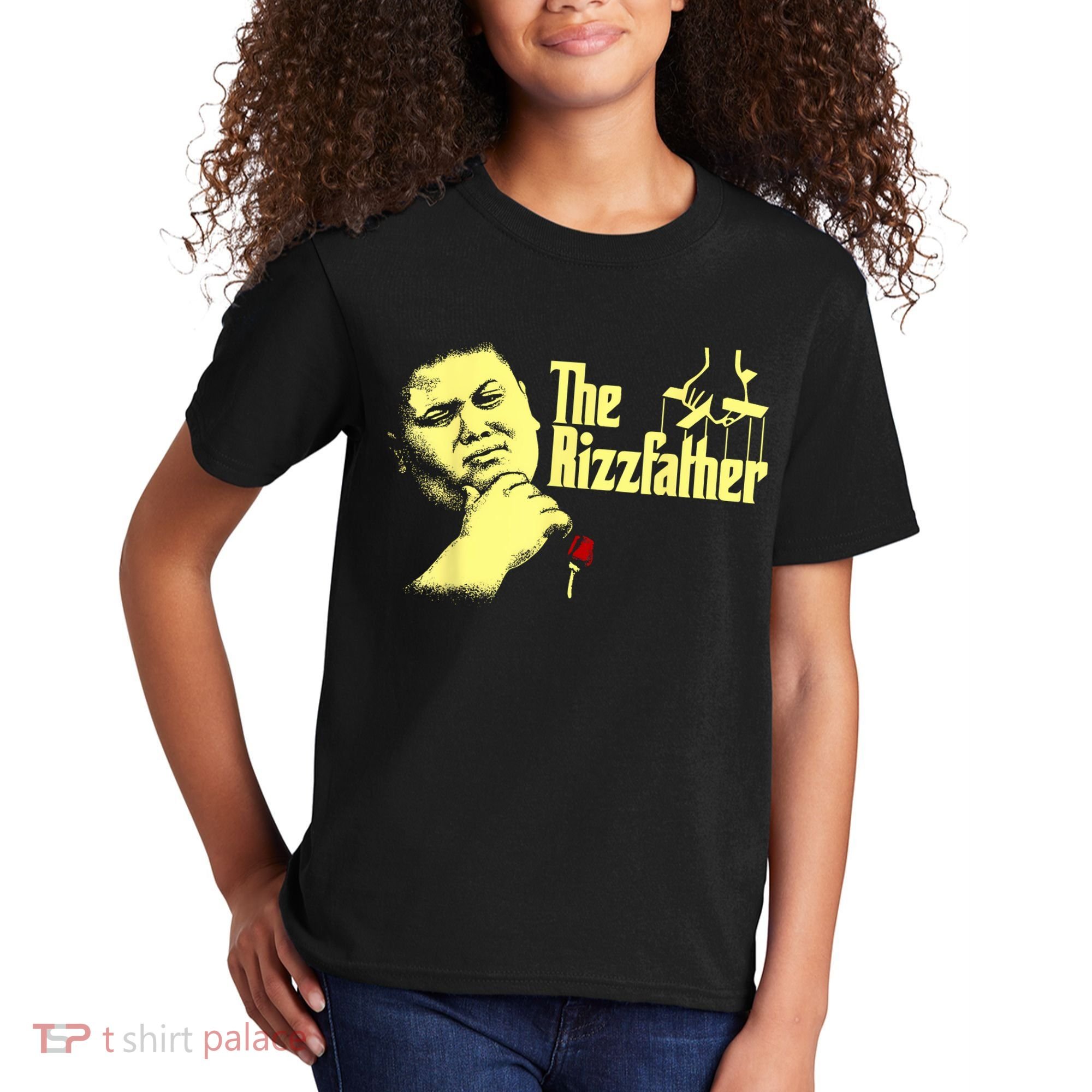 The Rizzler Godfather Funny Meme Kids T-Shirt