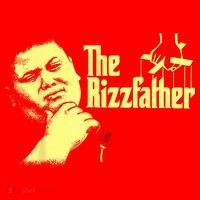 The Rizzler Godfather Funny Meme Santa Hat thumb 1