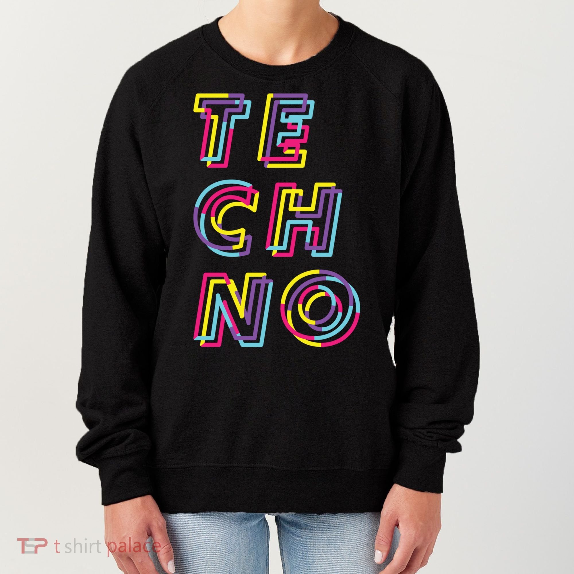 Techno Rave Gabber Gift Dj Edm Clubbing Raver Gift Women's Sweatshirt
