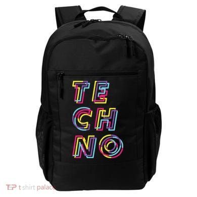 Techno Rave Gabber Gift Dj Edm Clubbing Raver Gift Backpack