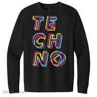 Techno Rave Gabber Gift Dj Edm Clubbing Raver Gift V.I.T. Fleece Crew Sweatshirt thumb 0