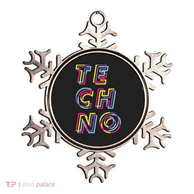Techno Rave Gabber Gift Dj Edm Clubbing Raver Gift Ornament