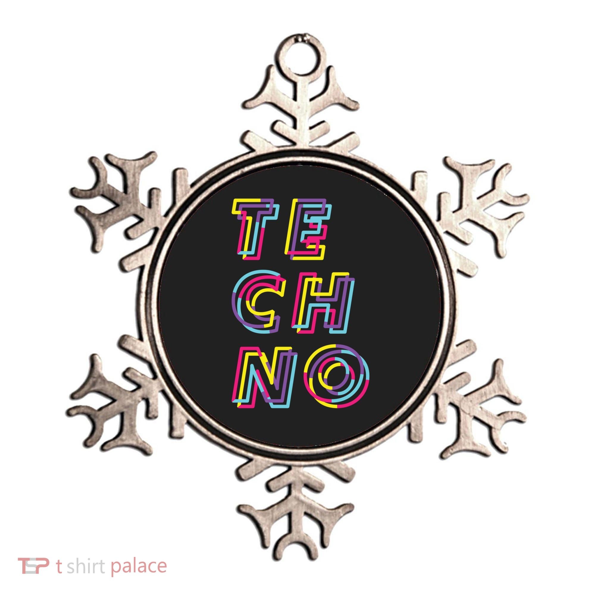 Techno Rave Gabber Gift Dj Edm Clubbing Raver Gift Ornament