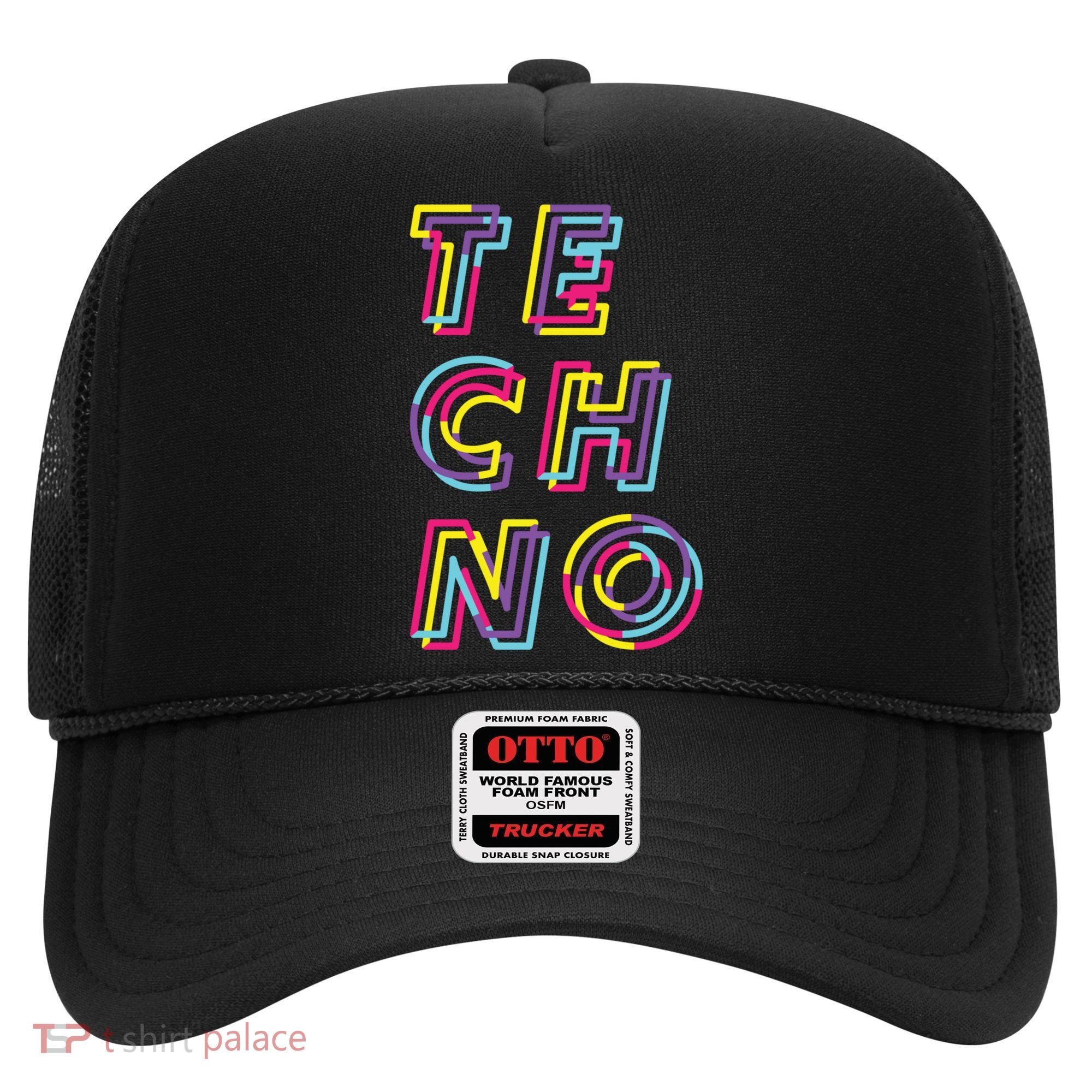 Techno Rave Gabber Gift Dj Edm Clubbing Raver Gift Hat