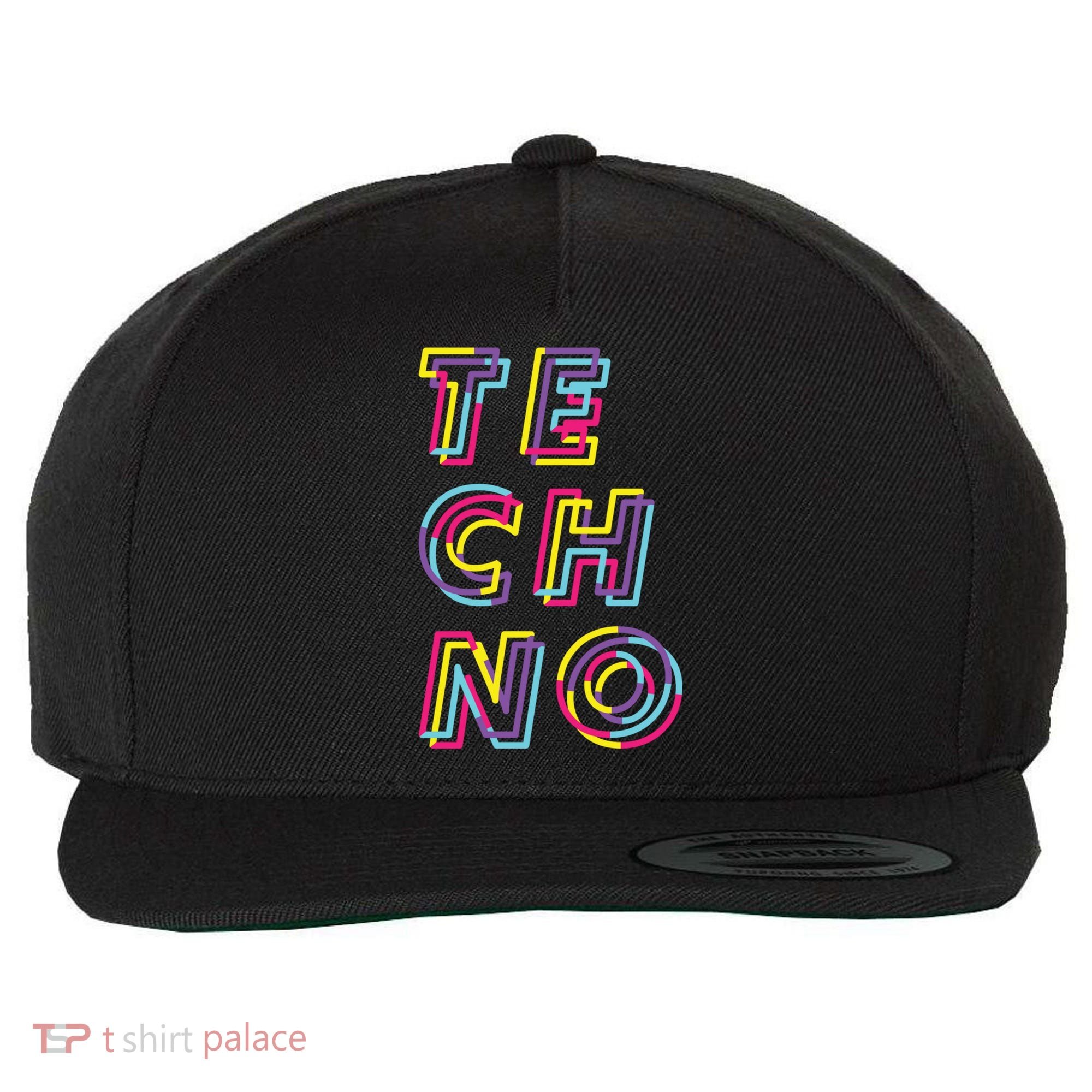 Techno Rave Gabber Gift Dj Edm Clubbing Raver Gift Wool Snapback Cap