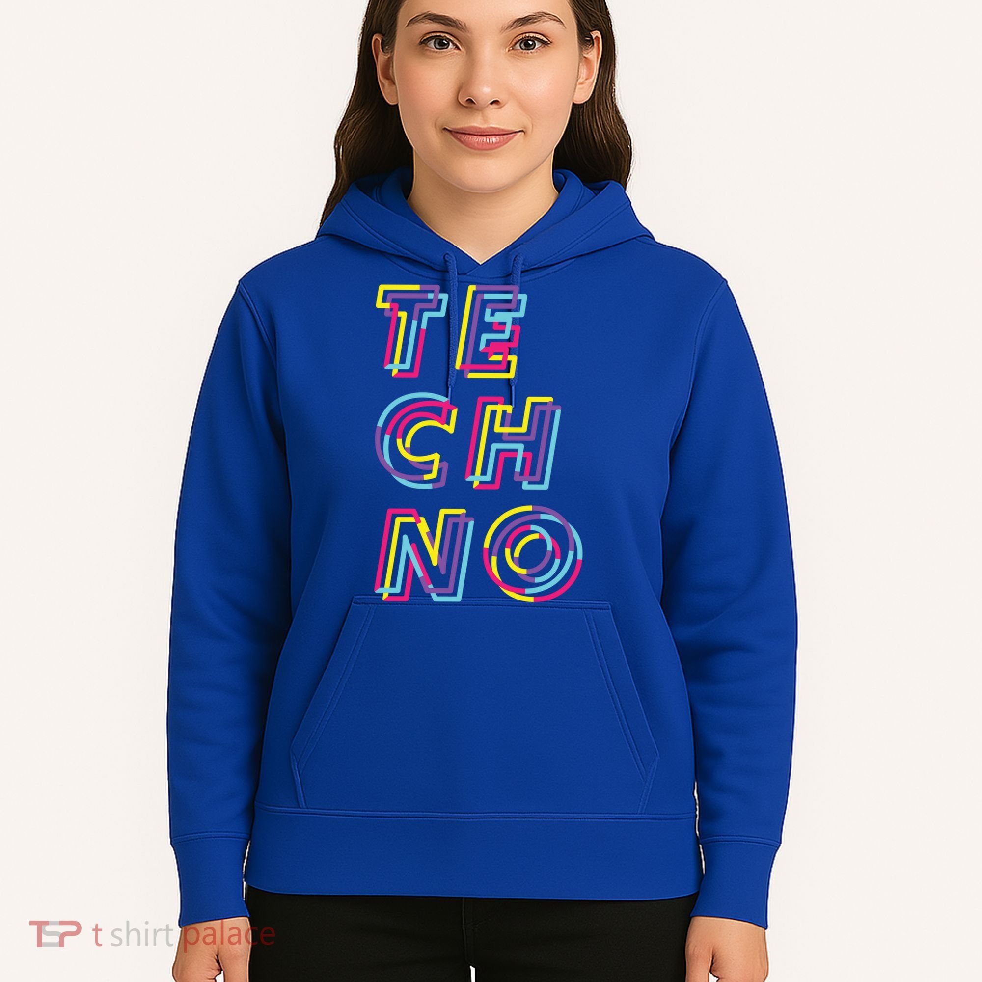 Techno Rave Gabber Gift Dj Edm Clubbing Raver Gift Hoodie