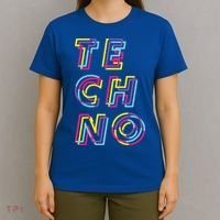 Techno Rave Gabber Gift Dj Edm Clubbing Raver Gift T-Shirt thumb 4