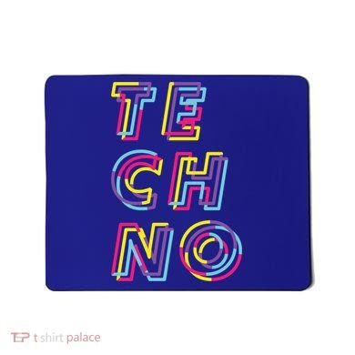 Techno Rave Gabber Gift Dj Edm Clubbing Raver Gift Mousepad