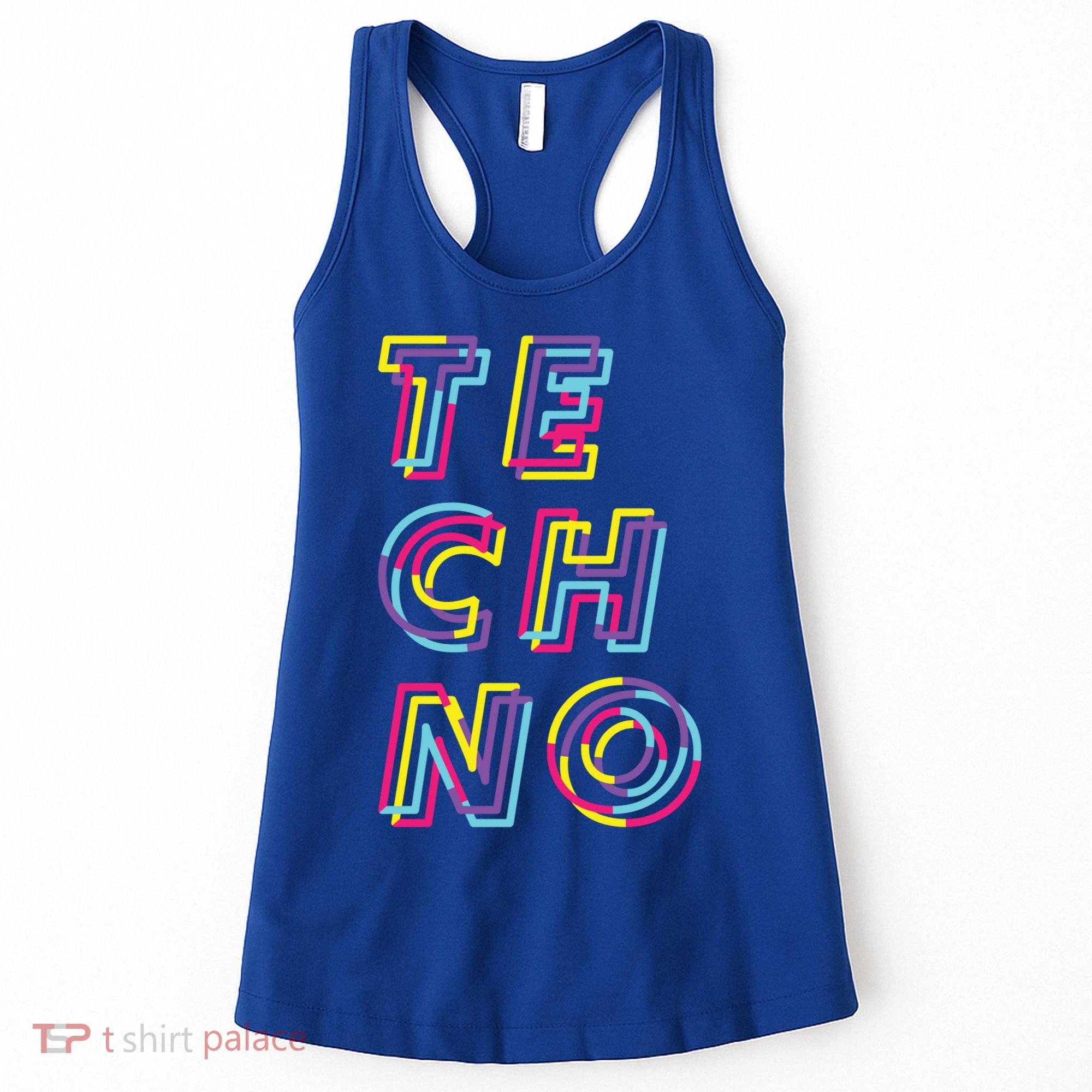 Techno Rave Gabber Gift Dj Edm Clubbing Raver Gift Women's Tank Top