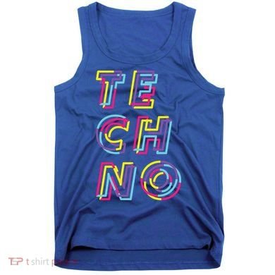 Techno Rave Gabber Gift Dj Edm Clubbing Raver Gift Tank Top