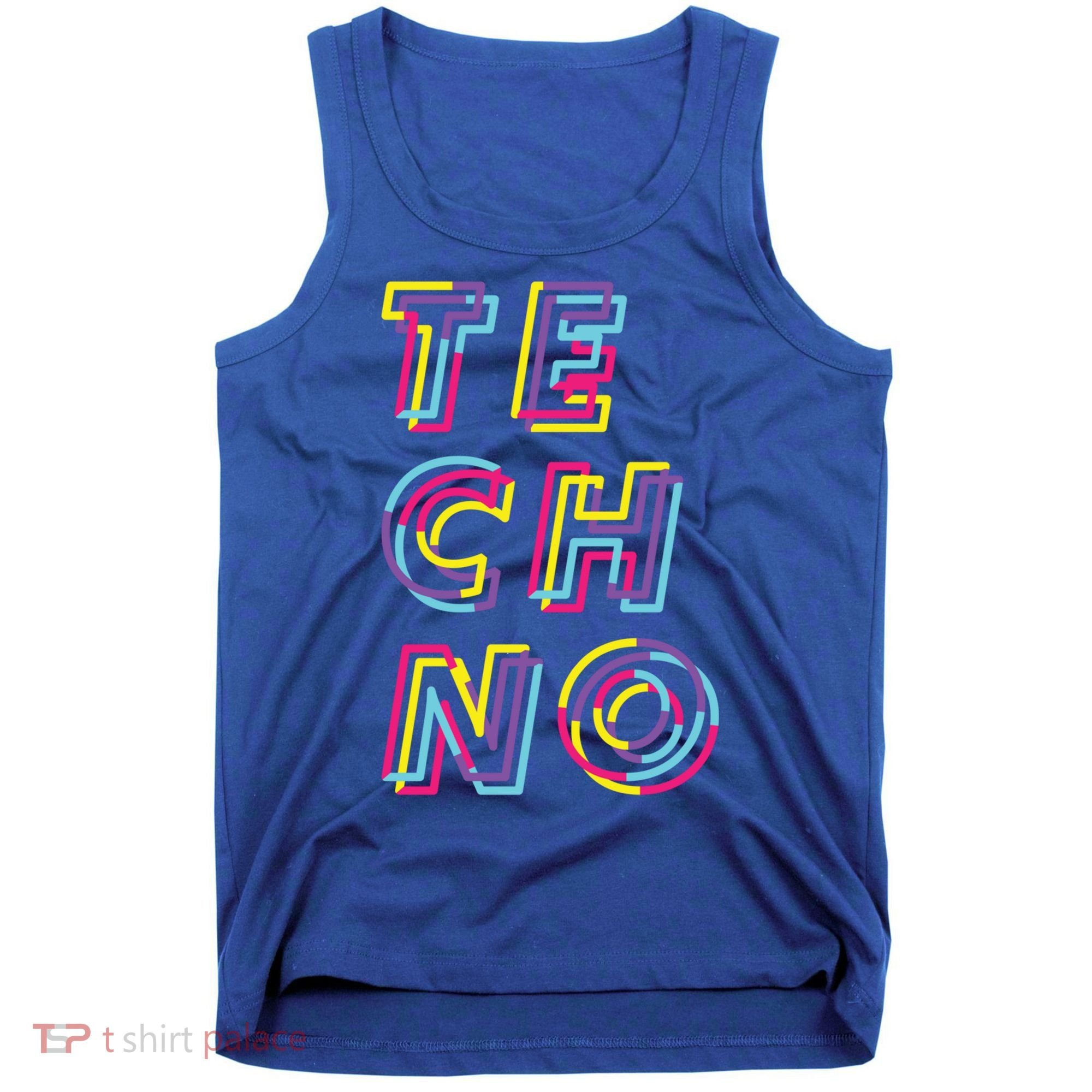 Techno Rave Gabber Gift Dj Edm Clubbing Raver Gift Tank Top