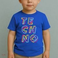 Techno Rave Gabber Gift Dj Edm Clubbing Raver Gift Toddler T-Shirt thumb 2