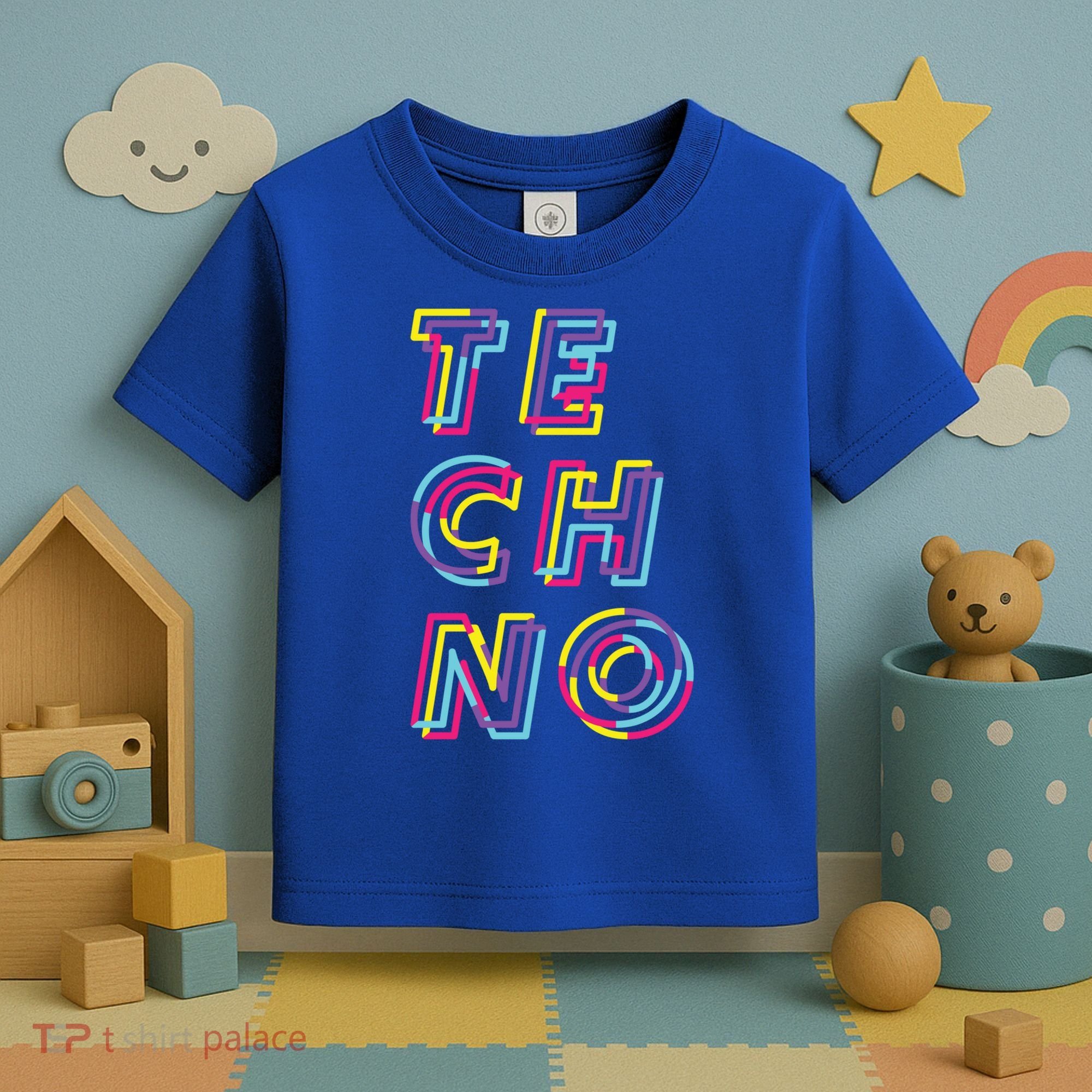 Techno Rave Gabber Gift Dj Edm Clubbing Raver Gift Toddler T-Shirt