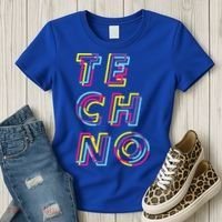 Techno Rave Gabber Gift Dj Edm Clubbing Raver Gift Women's T-Shirt thumb 3