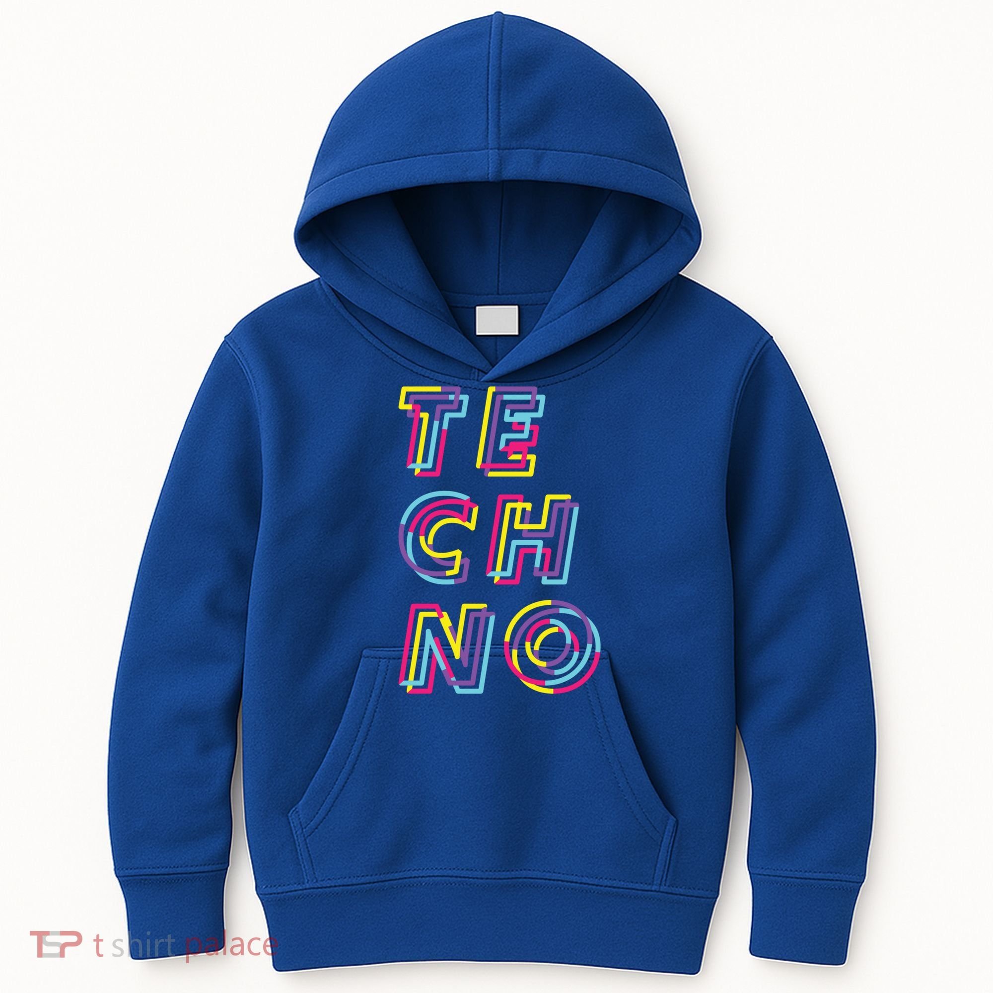Techno Rave Gabber Gift Dj Edm Clubbing Raver Gift Kids Hoodie