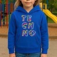 Techno Rave Gabber Gift Dj Edm Clubbing Raver Gift Kids Hoodie thumb 3