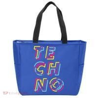 Techno Rave Gabber Gift Dj Edm Clubbing Raver Gift Tote Bag thumb 0