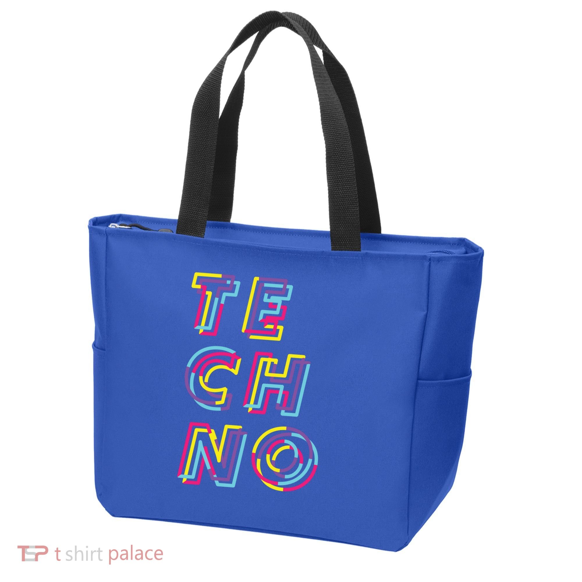 Techno Rave Gabber Gift Dj Edm Clubbing Raver Gift Tote Bag