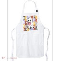 Teacher Retro Halloween Ghost Apron thumb 0