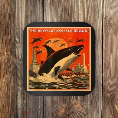 The Revolution Has Begin White Gladis Orcas Eat The Rich Coaster