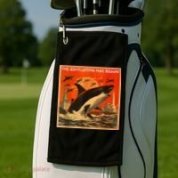 The Revolution Has Begin White Gladis Orcas Eat The Rich Golf Towel thumb 2