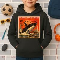 The Revolution Has Begin White Gladis Orcas Eat The Rich Kids Hoodie thumb 2