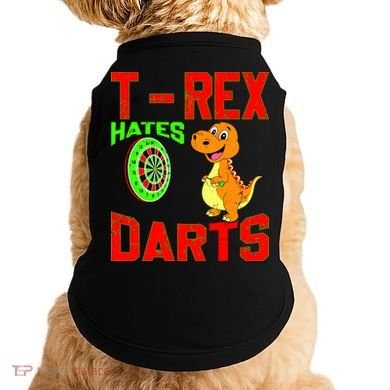 T Rex Hates Darts Doggie Tank