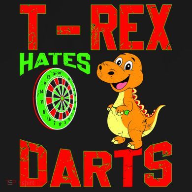 T Rex Hates Darts Bucket Hat