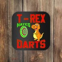 T Rex Hates Darts Coaster thumb 0