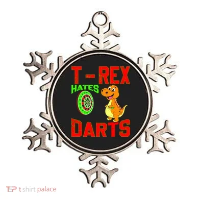 T Rex Hates Darts Ornament