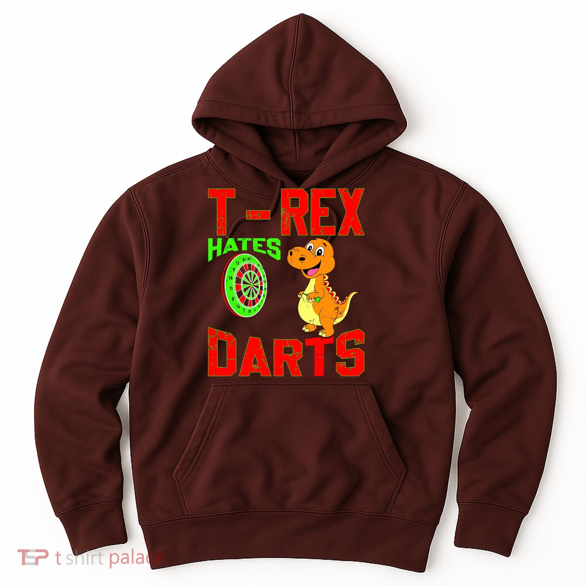 T Rex Hates Darts Hoodie