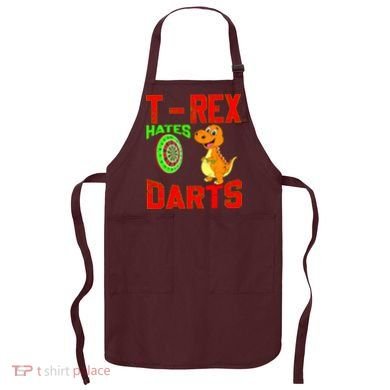 T Rex Hates Darts Apron