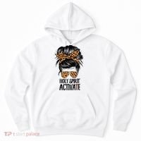 Trendy Religious Holy Spirit Cool Mom Life Leopard Print Hoodie thumb 0