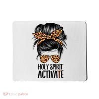Trendy Religious Holy Spirit Cool Mom Life Leopard Print Mousepad thumb 0