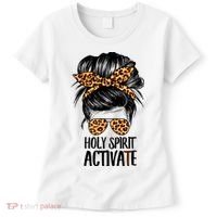 Trendy Religious Holy Spirit Cool Mom Life Leopard Print Women's T-Shirt thumb 0