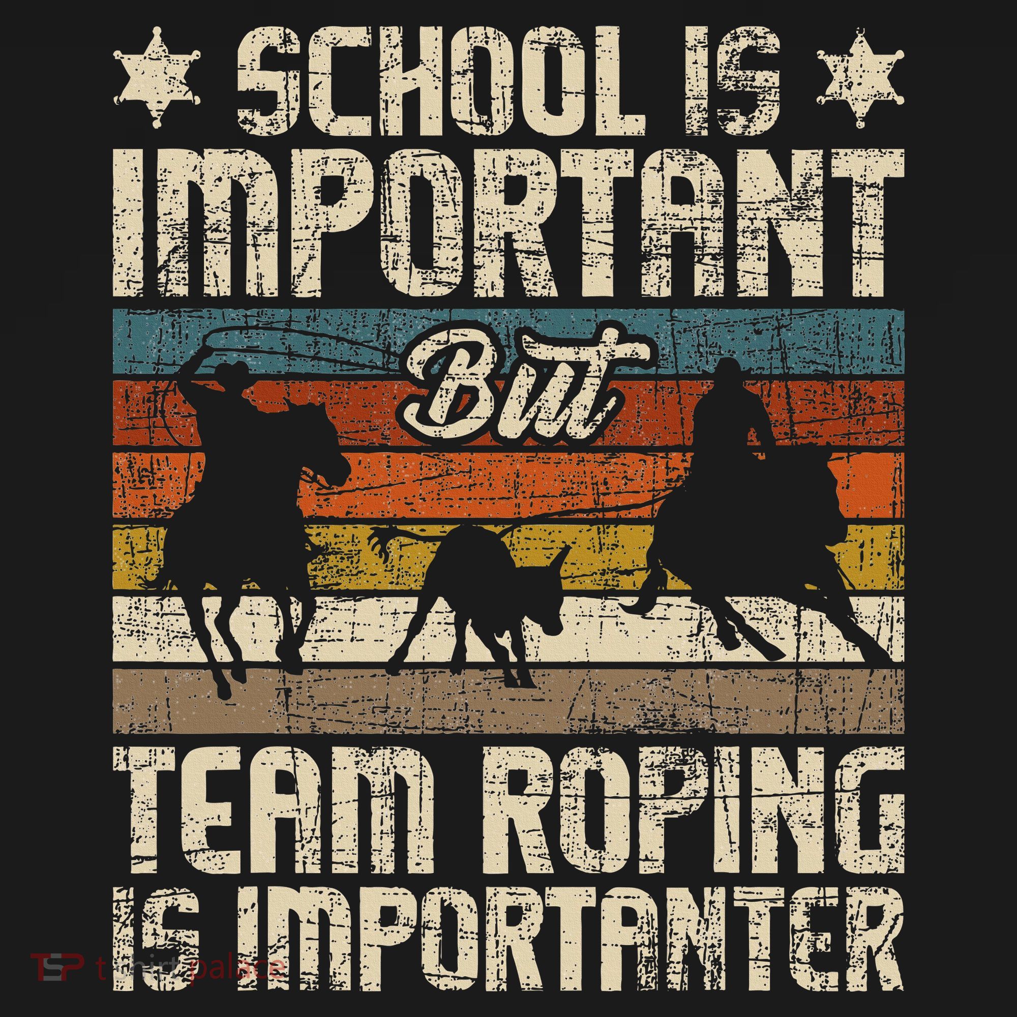 Team Roping Is Importanter Horse Ride Cowboy Header Heeler USA-Made Doggie Bandana