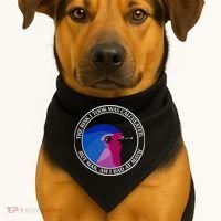 The Risk I Took Was Calculated But Man Am I Bad At Math USA-Made Doggie Bandana thumb 1