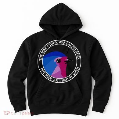 The Risk I Took Was Calculated But Man Am I Bad At Math Hoodie