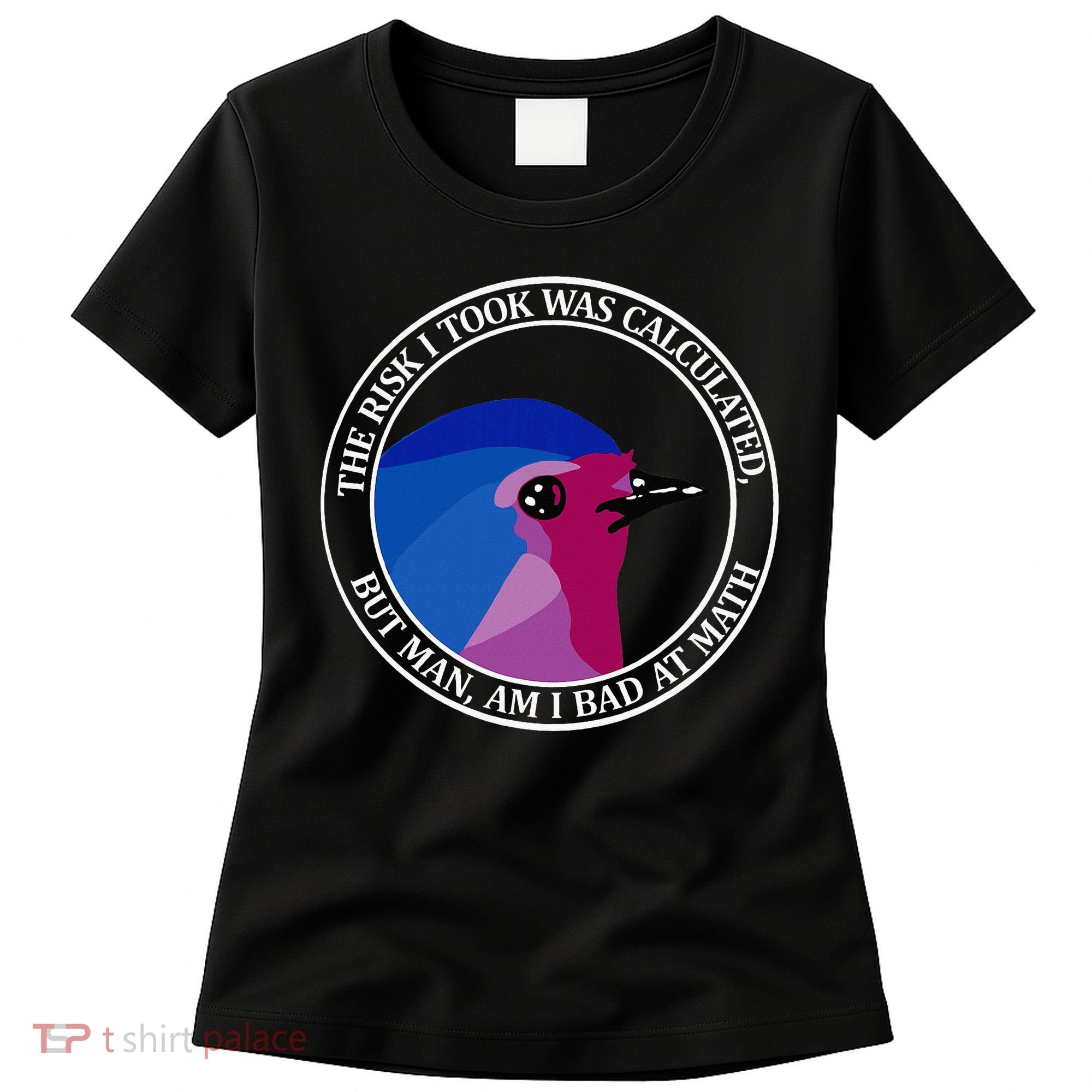 The Risk I Took Was Calculated But Man Am I Bad At Math Women's T-Shirt