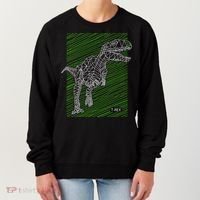 T Rex Illustration Women's Sweatshirt thumb 0