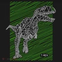 T Rex Illustration Doggie Tank thumb 4