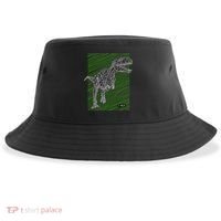 T Rex Illustration Sustainable Bucket Hat thumb 0