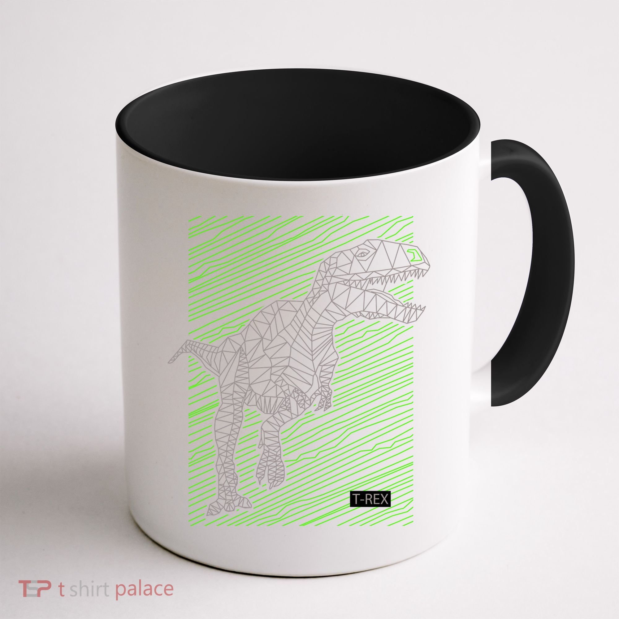 T Rex Illustration Coffee Mug