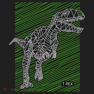 T Rex Illustration 15oz Campfire Ceramic Mug