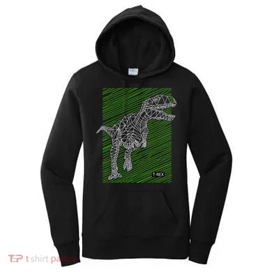 T Rex Illustration Women's Hoodie