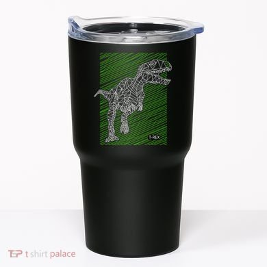 T Rex Illustration Tumbler