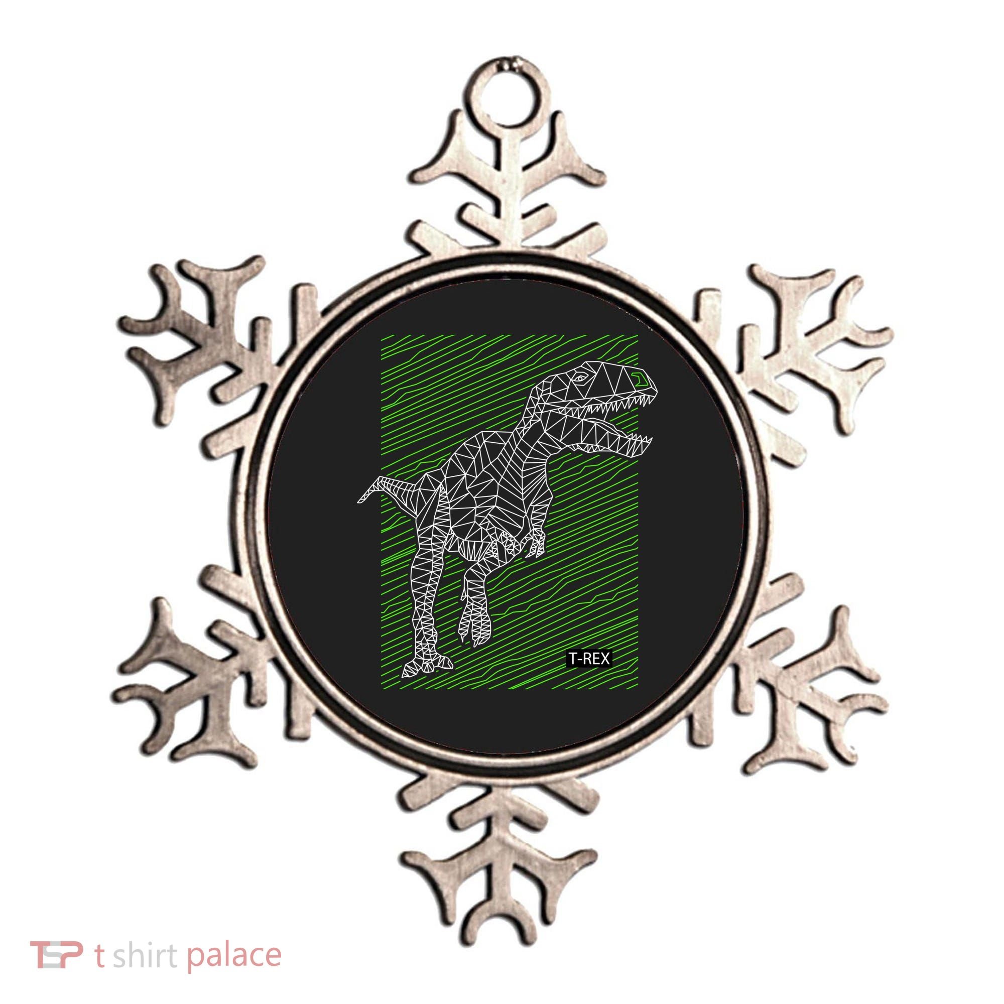 T Rex Illustration Ornament