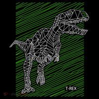 T Rex Illustration Women's Tank Top thumb 5