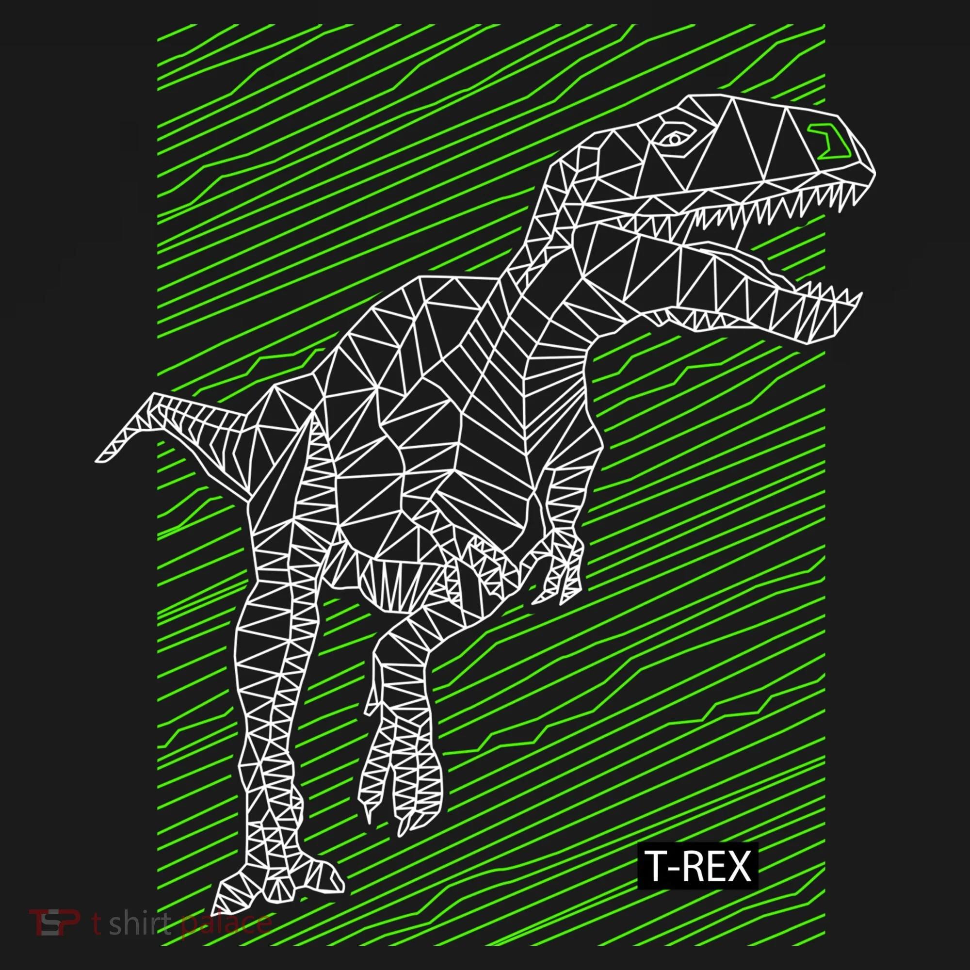 T Rex Illustration Women's Tank Top